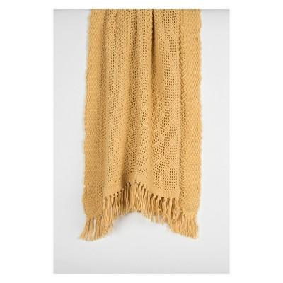 Solid Cotton Woven Throw - Rizzy Home