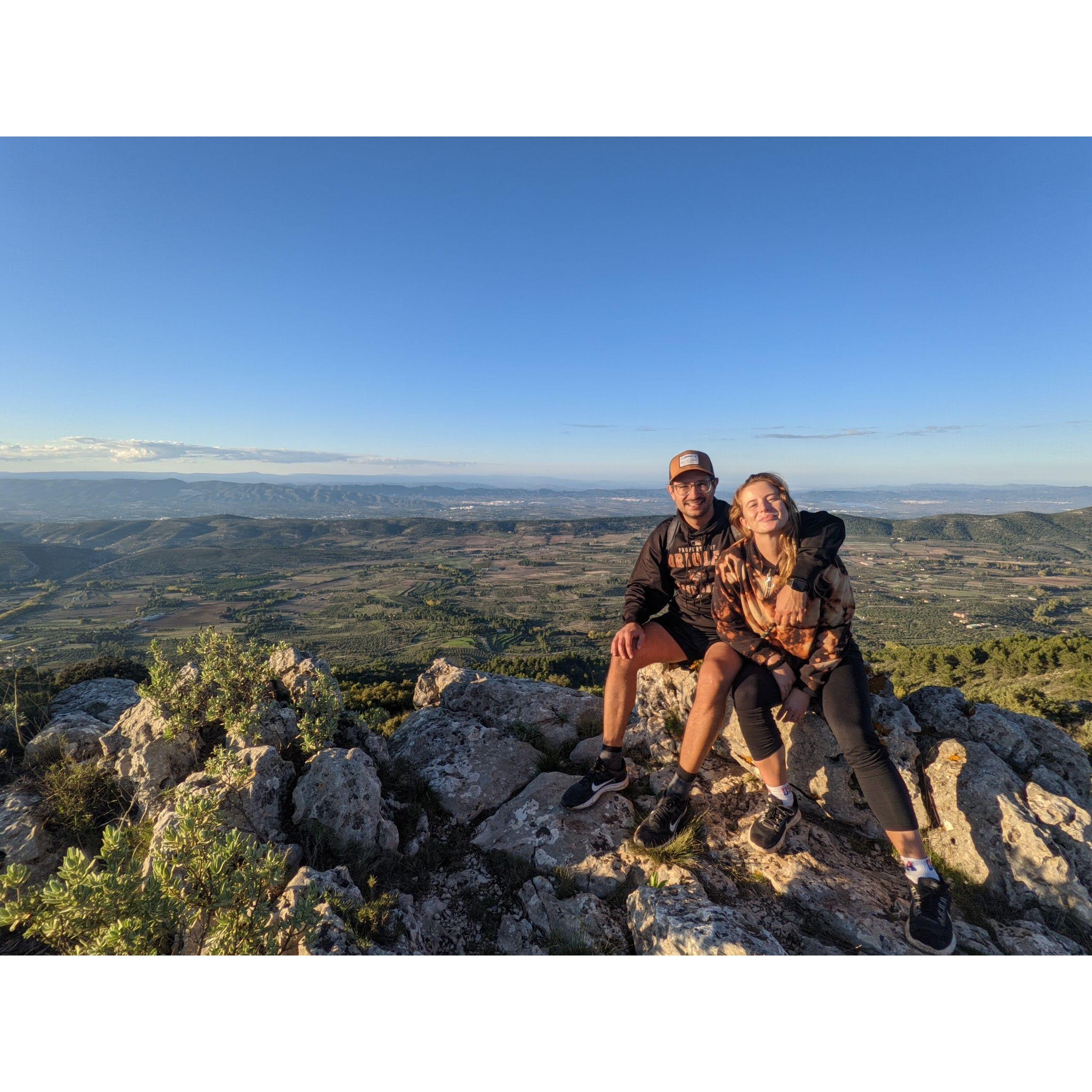 Disfrutando de la Serra Mariola en Valencia