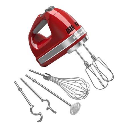 KitchenAid 9-speed Hand Mixer, Empire Red