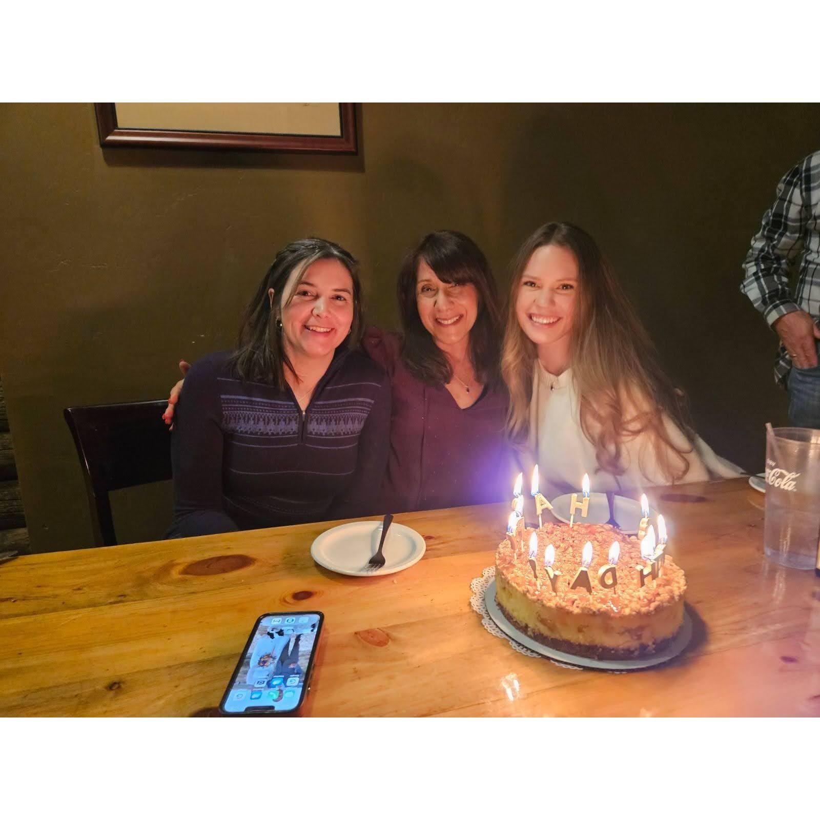 1/4/2025 | Aileen's birthday dinner and delicious cake!