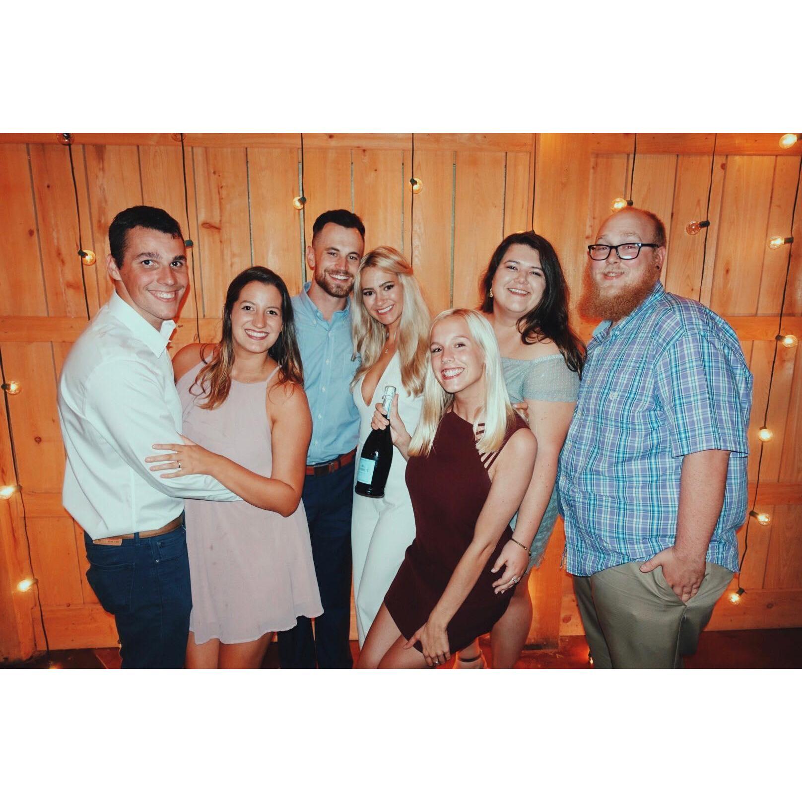Hallie's wedding rehearsal last July <3 Sorry Kenny, we'll get you in the pic this year!