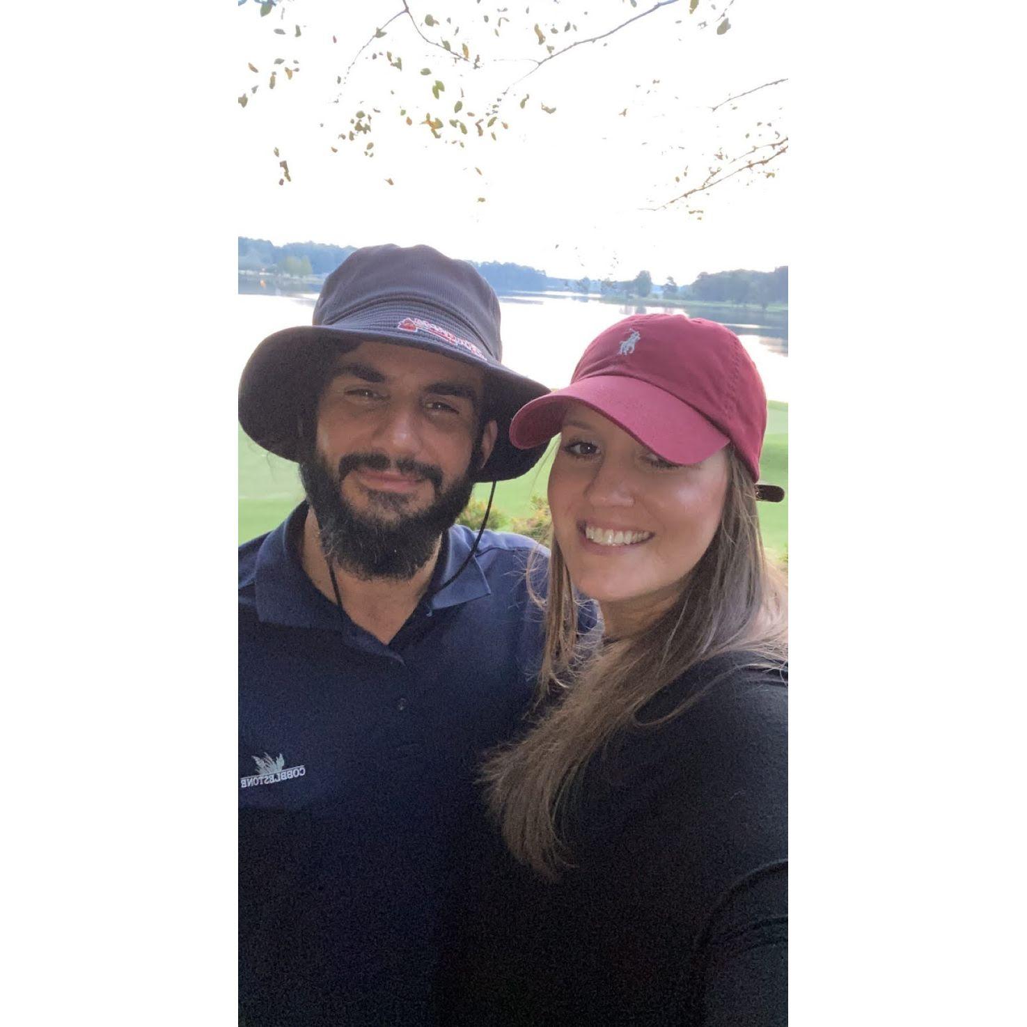 Usually on a golf course