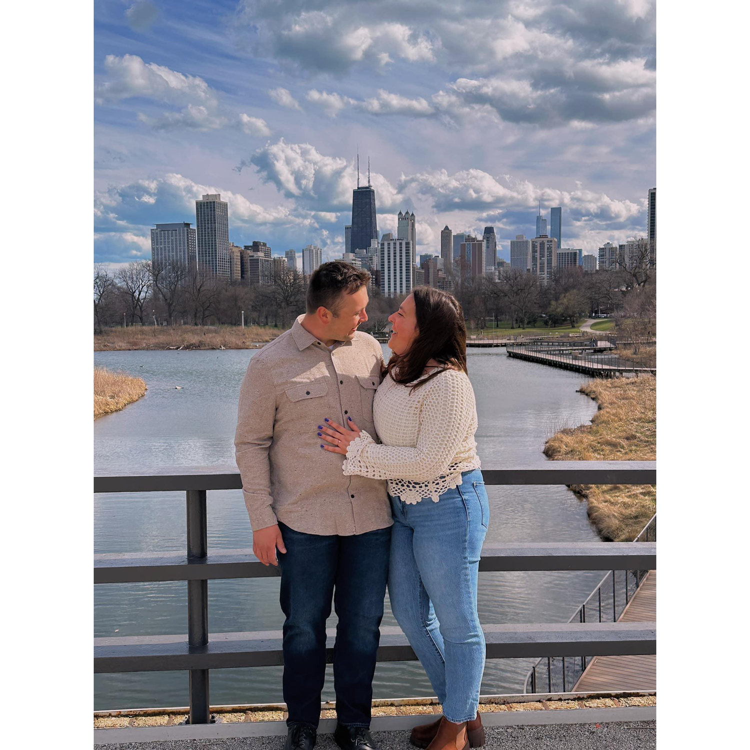 Hannah and Alex proposed to each other in Chicago on March 16, 2024! They're already planning the big day for spring/summer 2025.