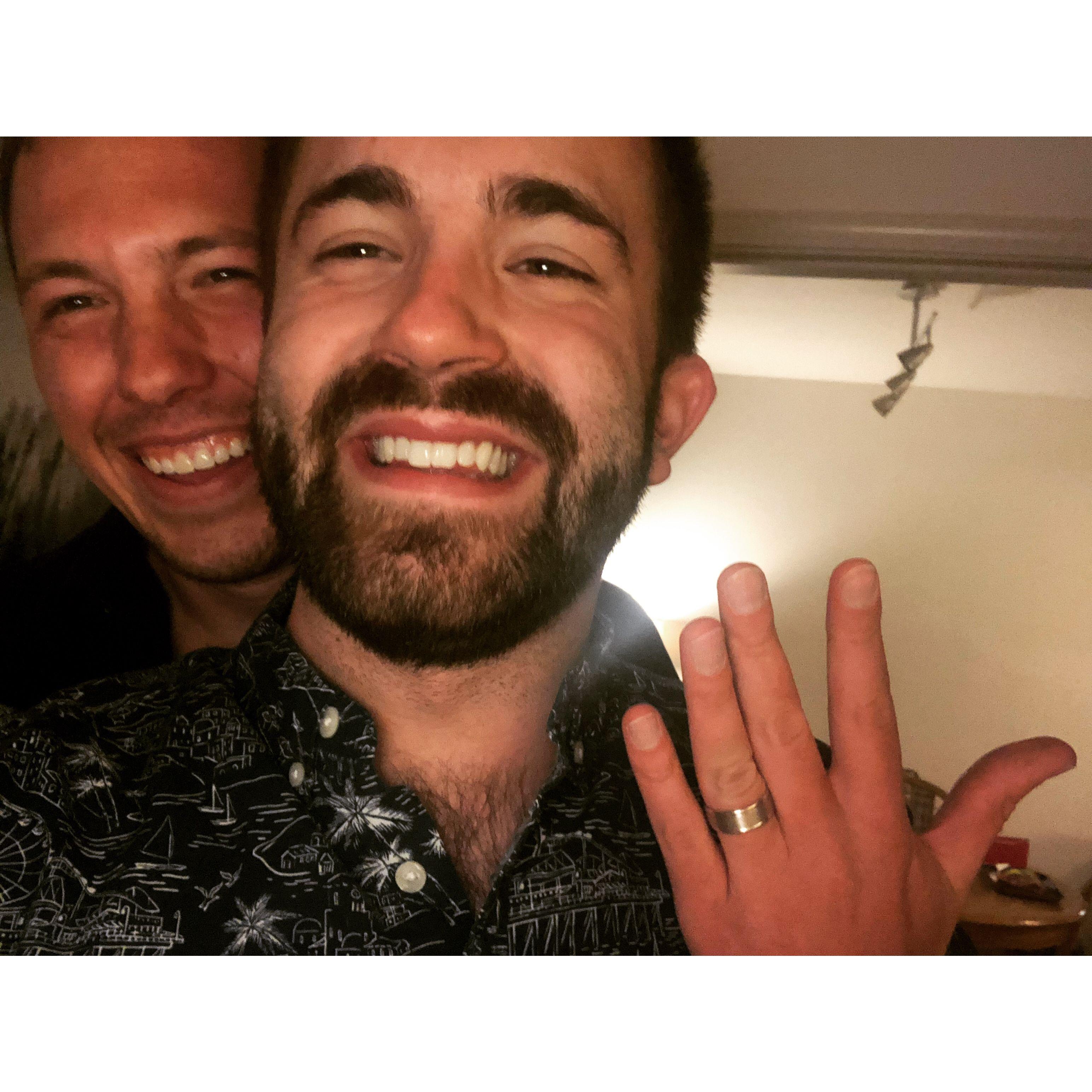 The day we got engaged