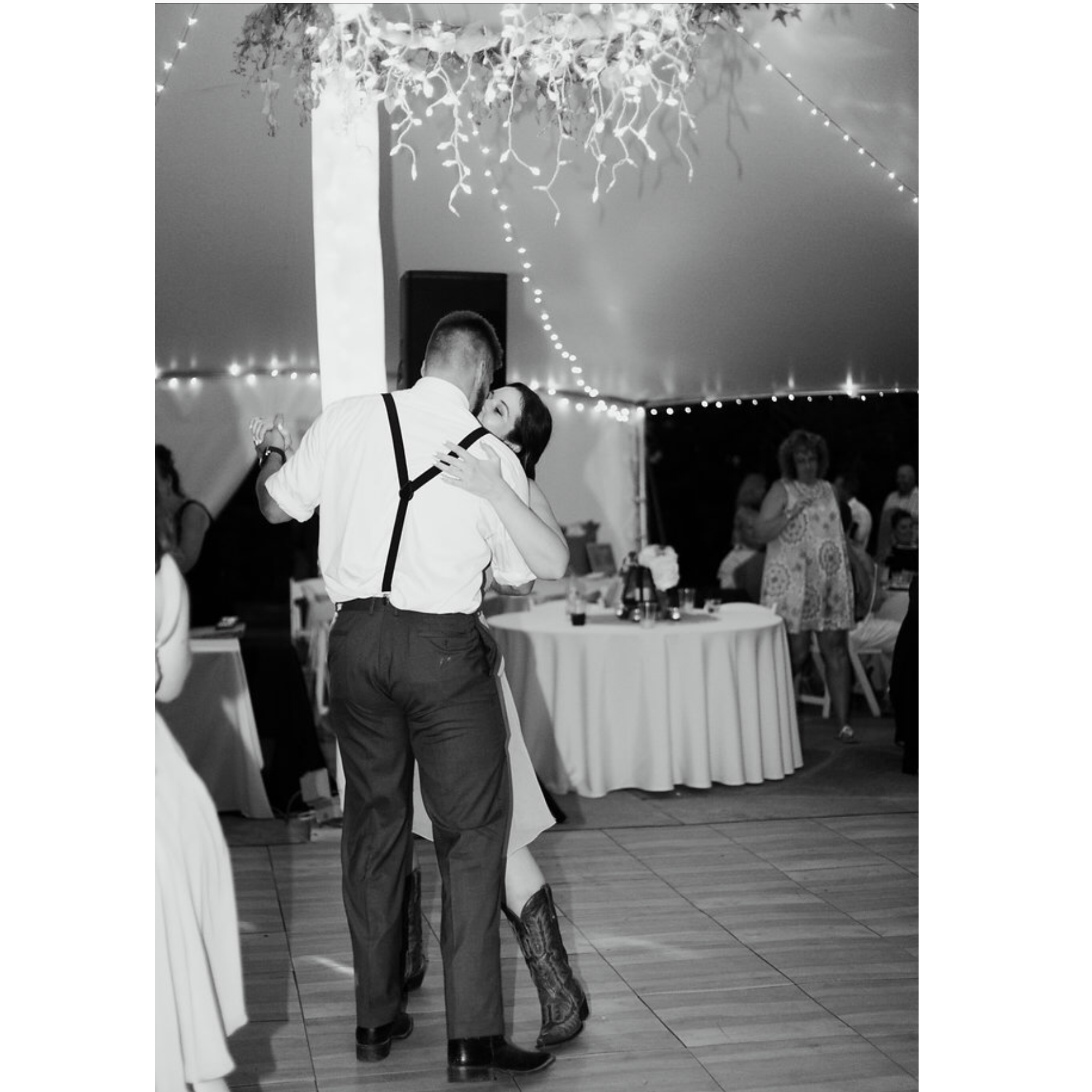 Dancing at our friends, Samantha and Stephen's wedding.