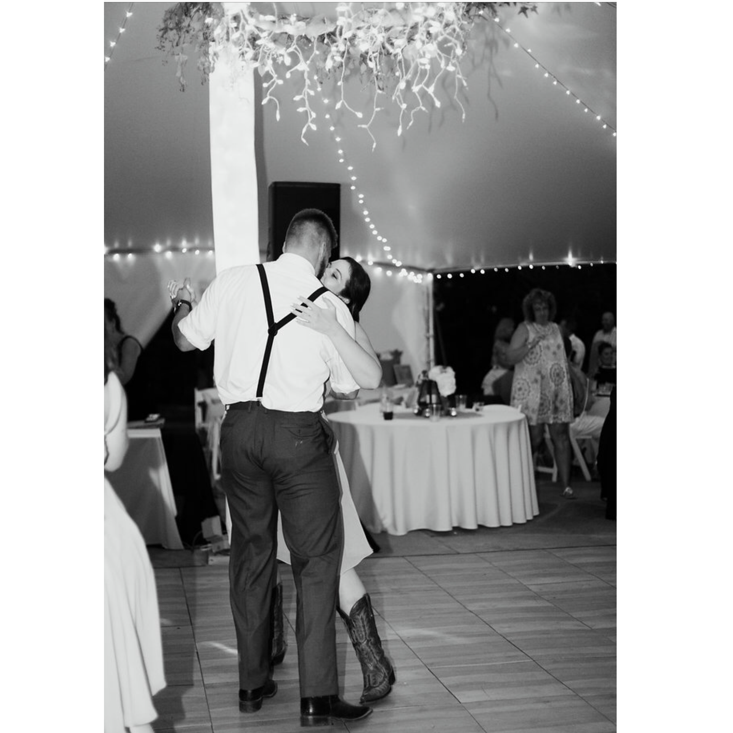 Dancing at our friends, Samantha and Stephen's wedding.