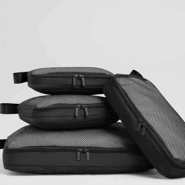 Compression Packing Cubes in Jet Black | Away: Built for modern travel