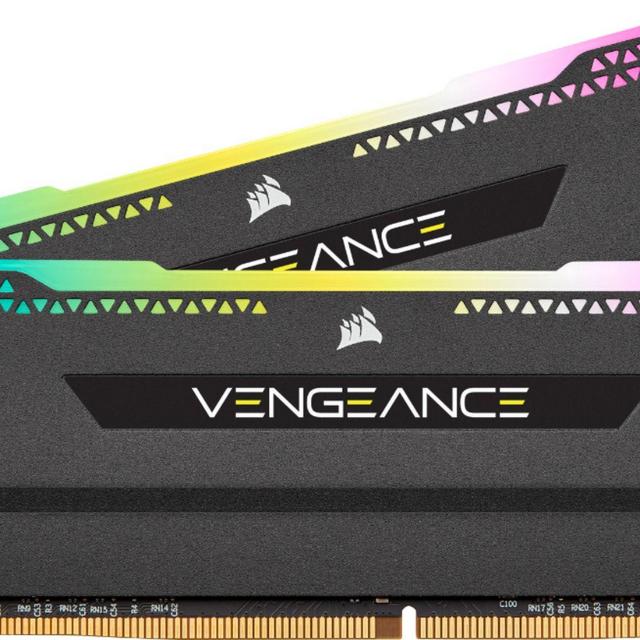 CORSAIR - VENGEANCE RGB PRO SL 32GB (2PK x 16GB) 3600MHz DDR4 C18 DIMM Desktop Memory