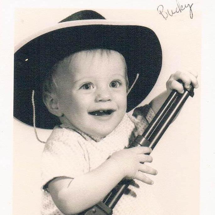 "Bucky" with his finger in the barrel. Give the kid a break.