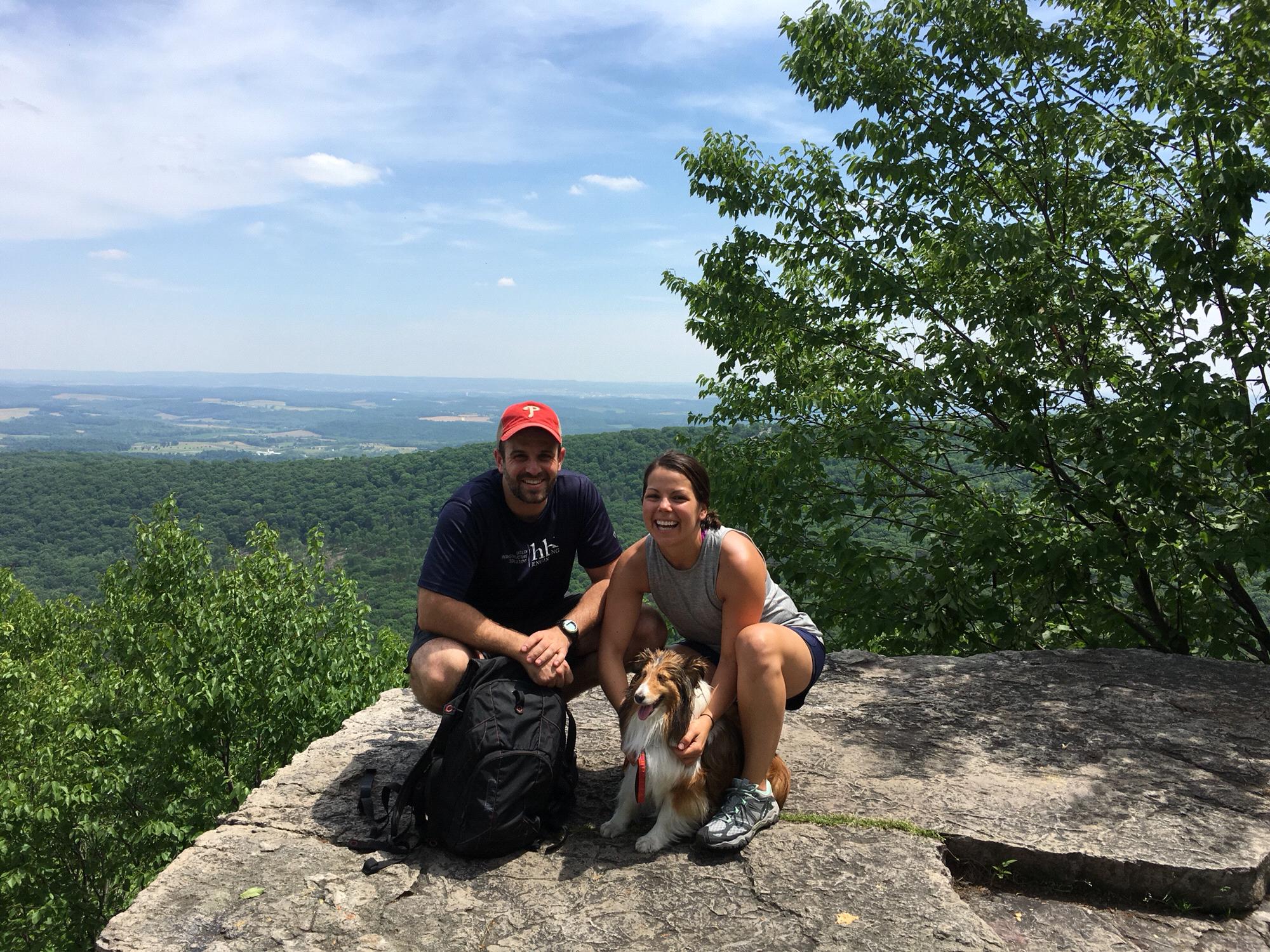 Appalachian trail with our girl