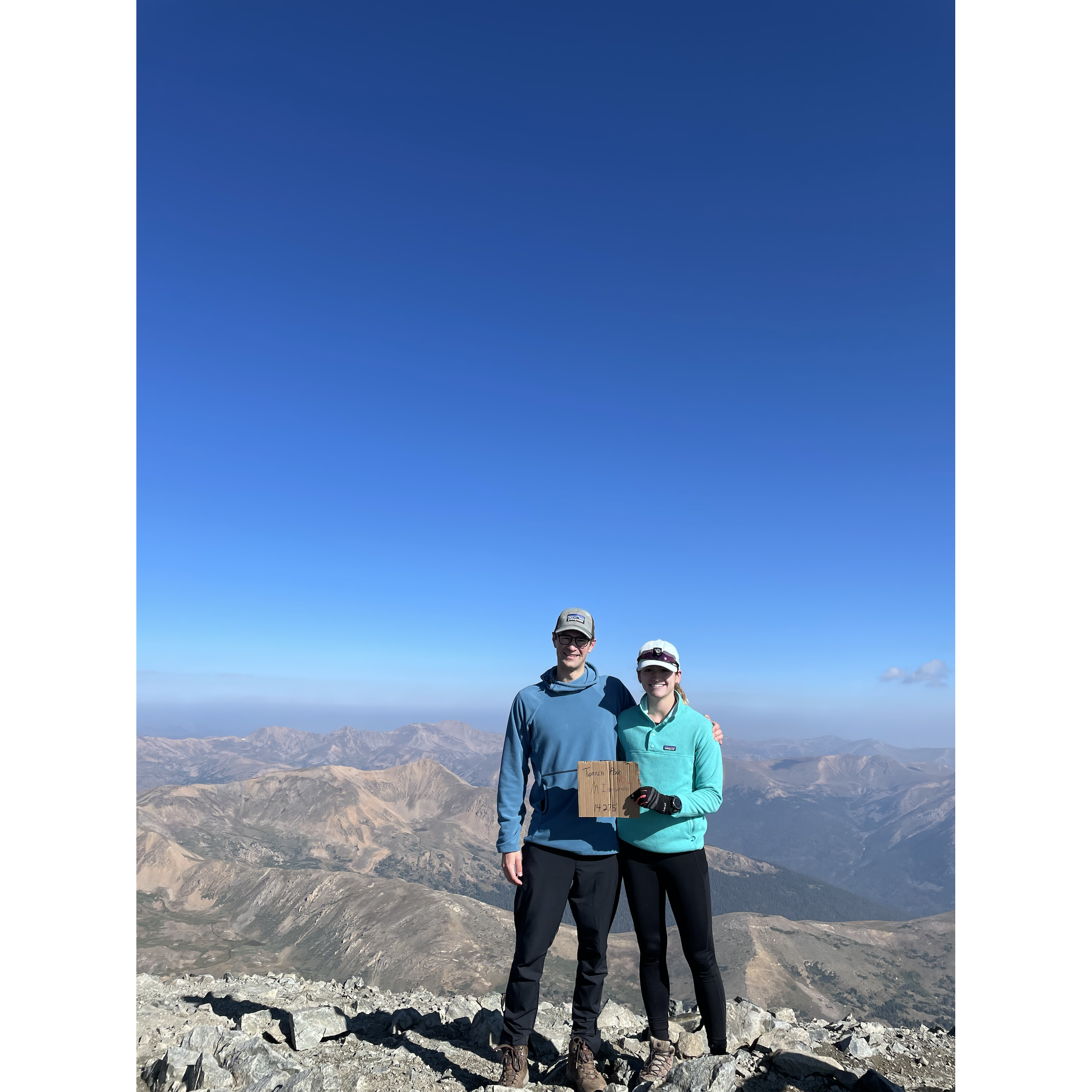 The top of Gray's Peak, CO!