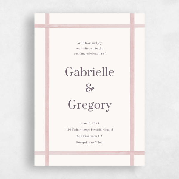 Multi-Colored Wedding Invitations | Zola
