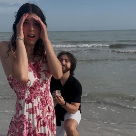 Safe to say Nick pulled off the surprise of a lifetime and Erika had no clue.