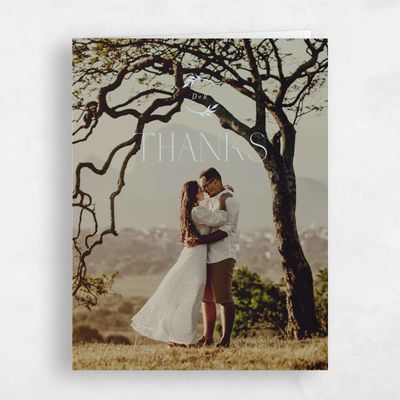 Baby Blue Wedding Thank You - Orvieto Photo