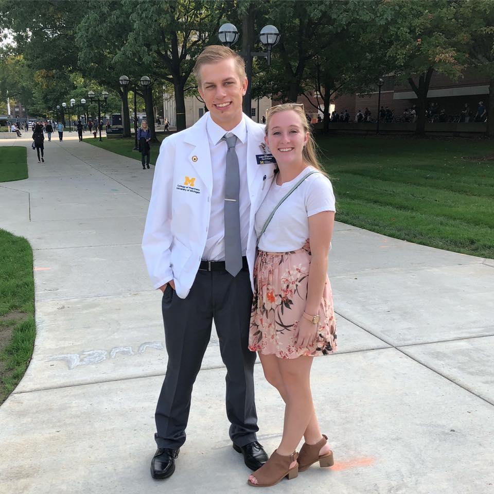 Here is Chris at his White Coat Ceremony for Pharmacy School! So proud!