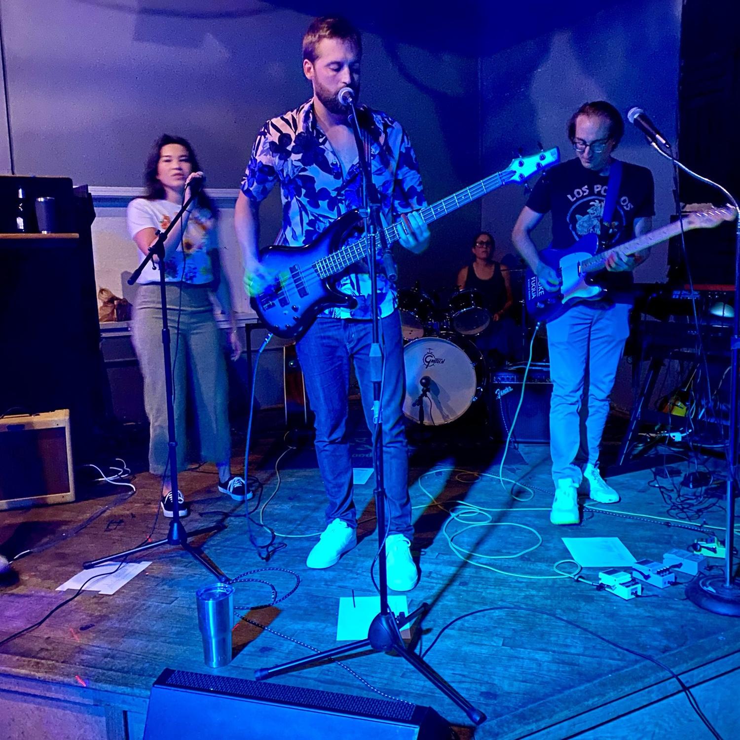 Bryce in the Duke Fuqua band (Amber groupie)