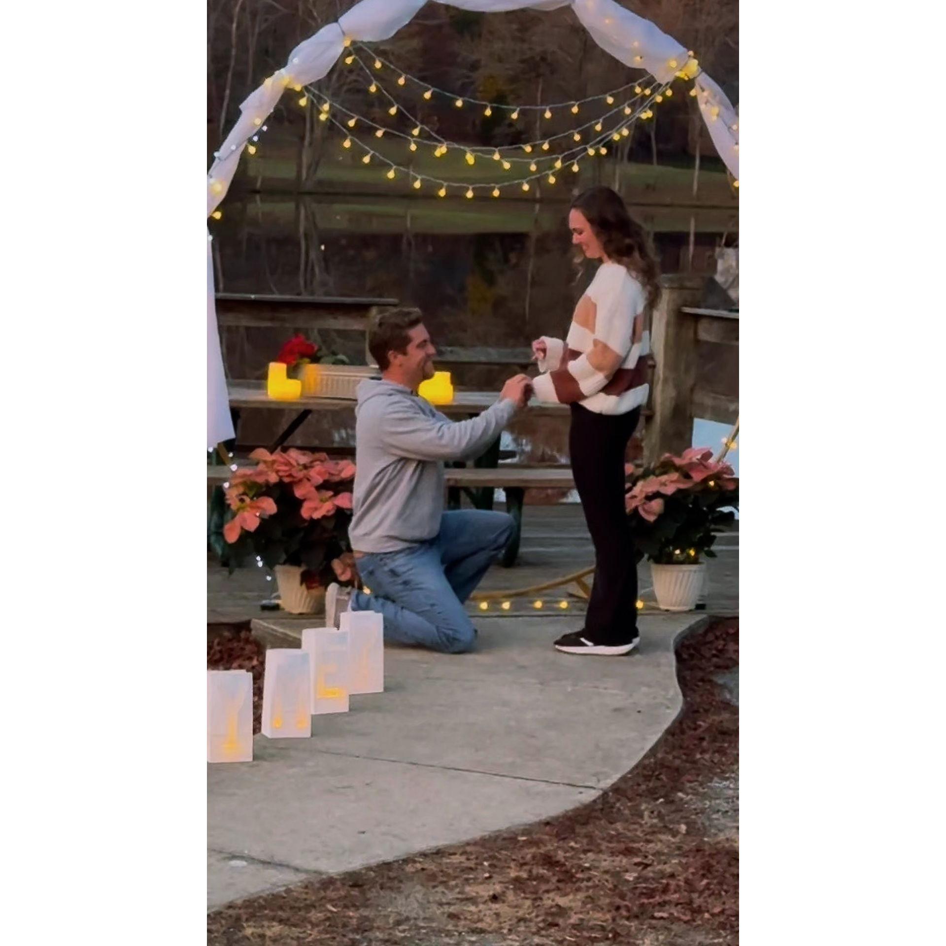 The moment I said "yes" to a beautiful forever.