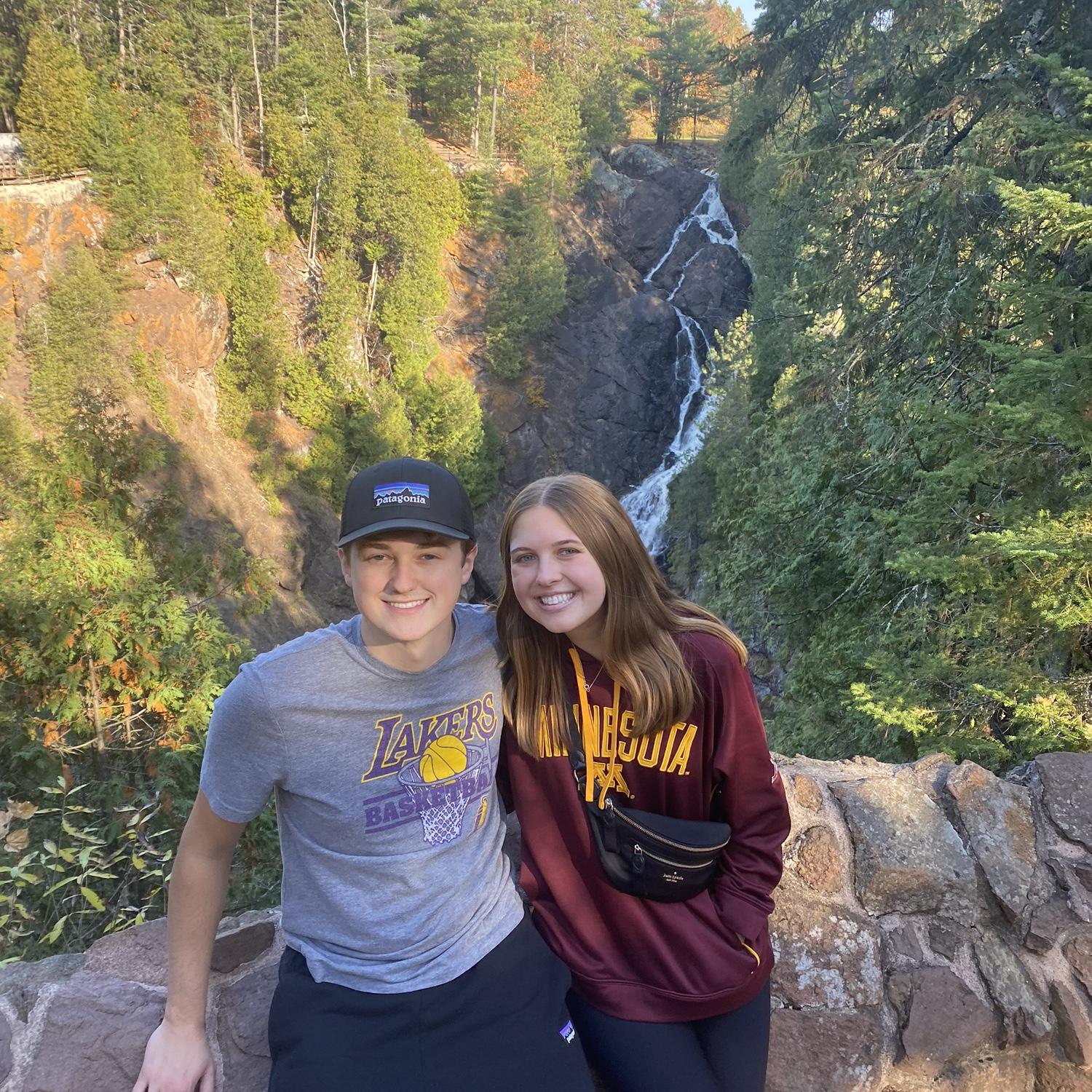 Pattison State Park right before our 5 year anniversary (October 2022)