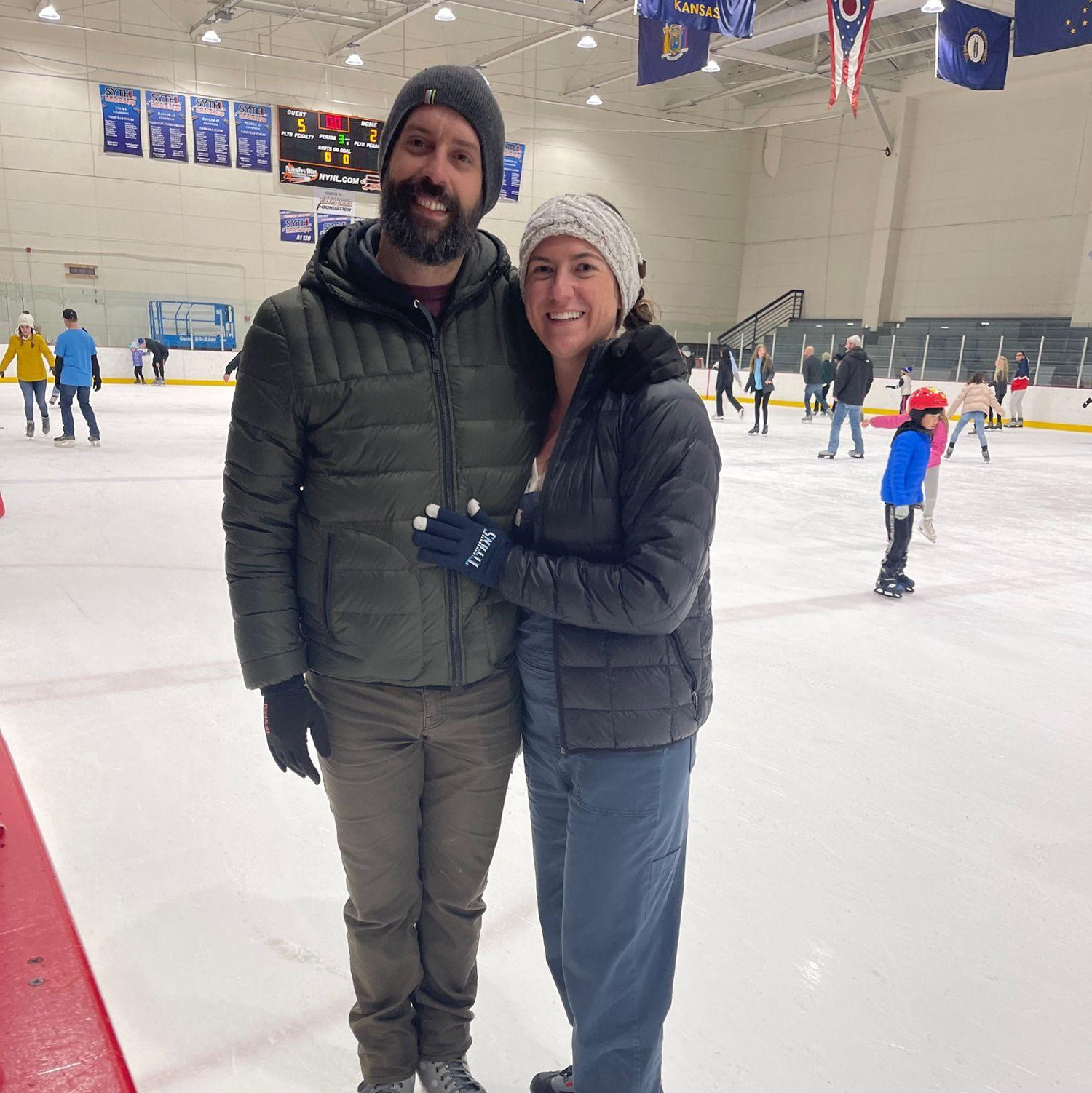 Neither of us fell!