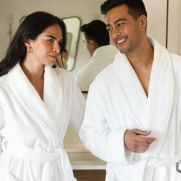 Spa Essentials by Sleep Sense Waffle Knit Cozy Wrap Robe