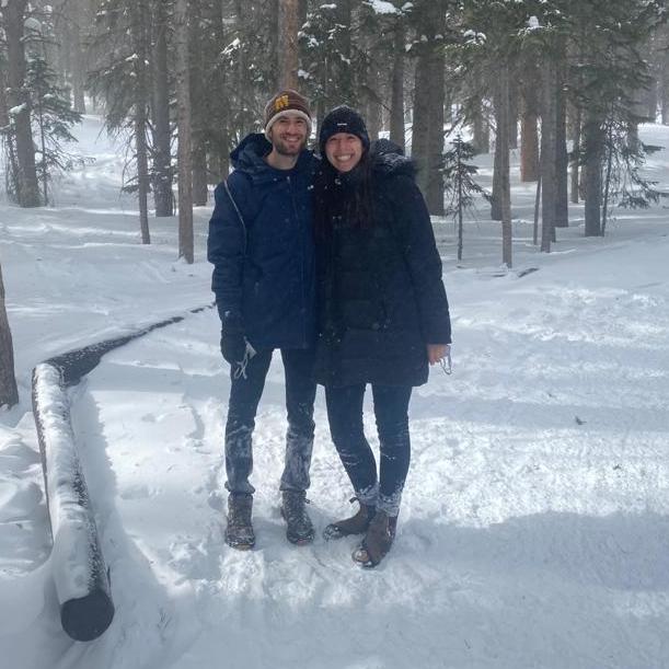 Snowy day at rocky mountain national park!