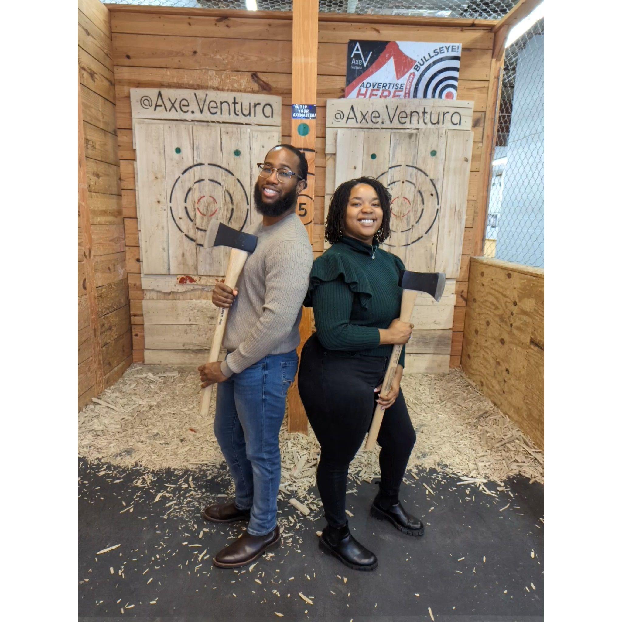 Oct 2023 Love's Birthday - Axe Throwing
Ann Arbor MI