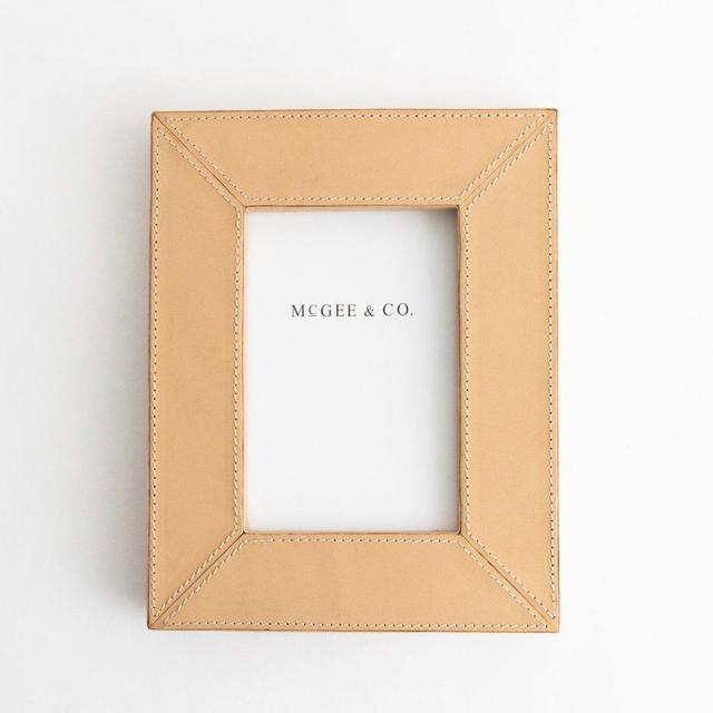 Natural Leather Frame (Small), McGee & Co
