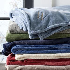 L.L.Bean Wicked Plush Throw | XL Cadet Blue