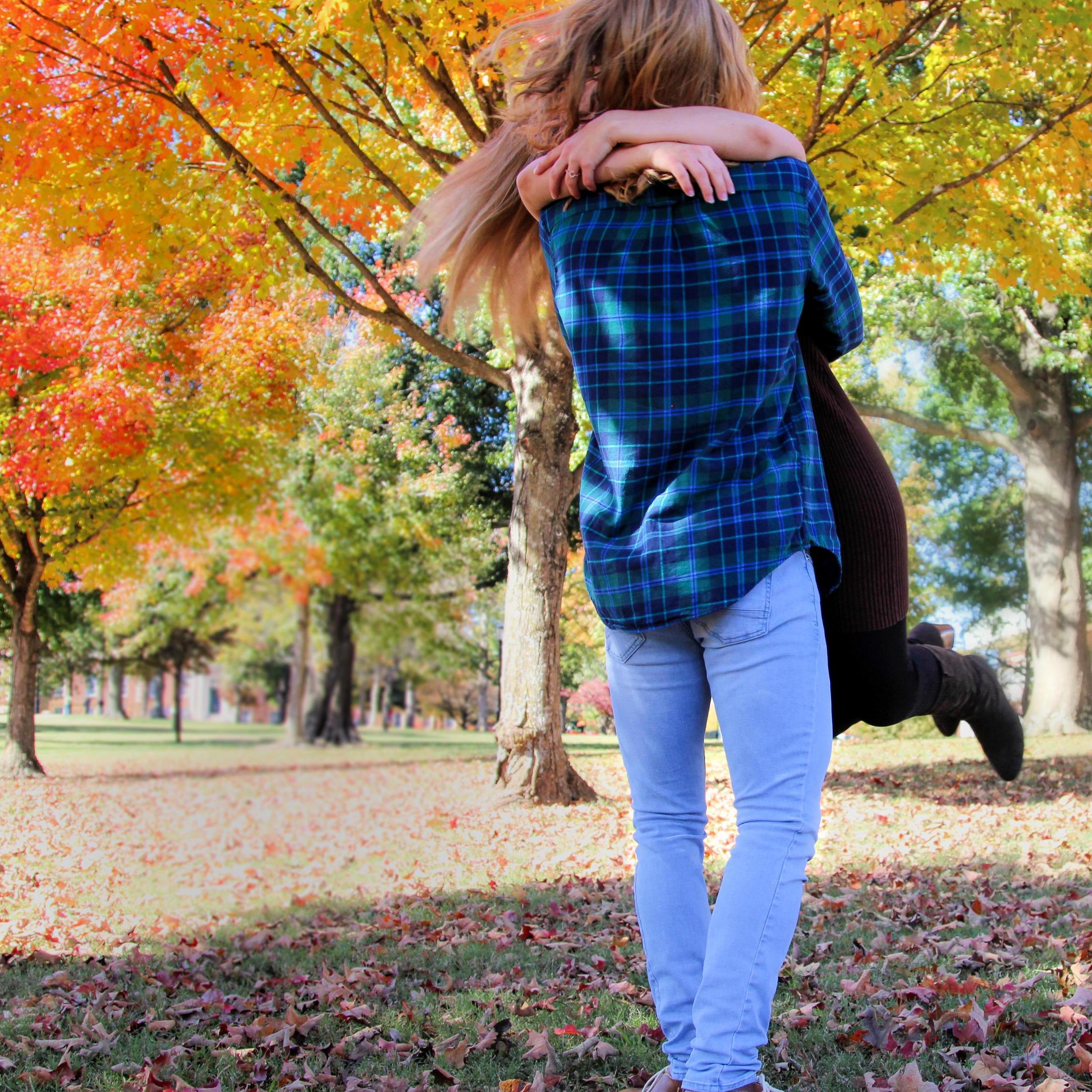 Fayetteville's famous fall leaves