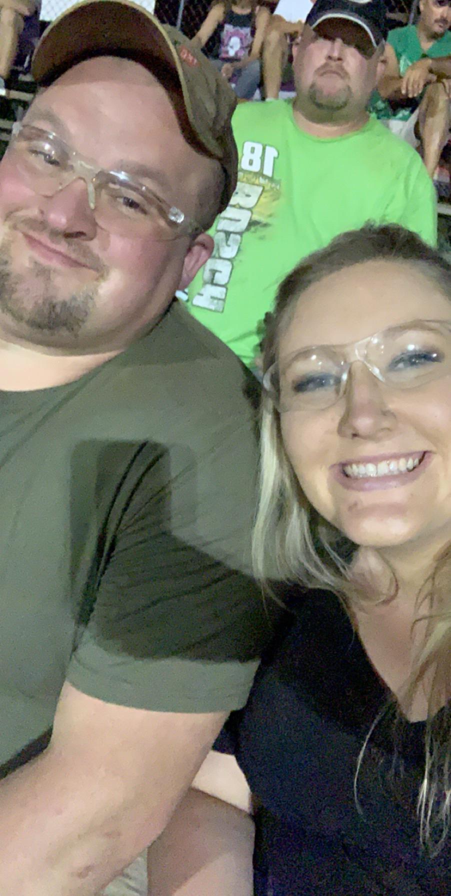 Our first picture! (he hates this one)