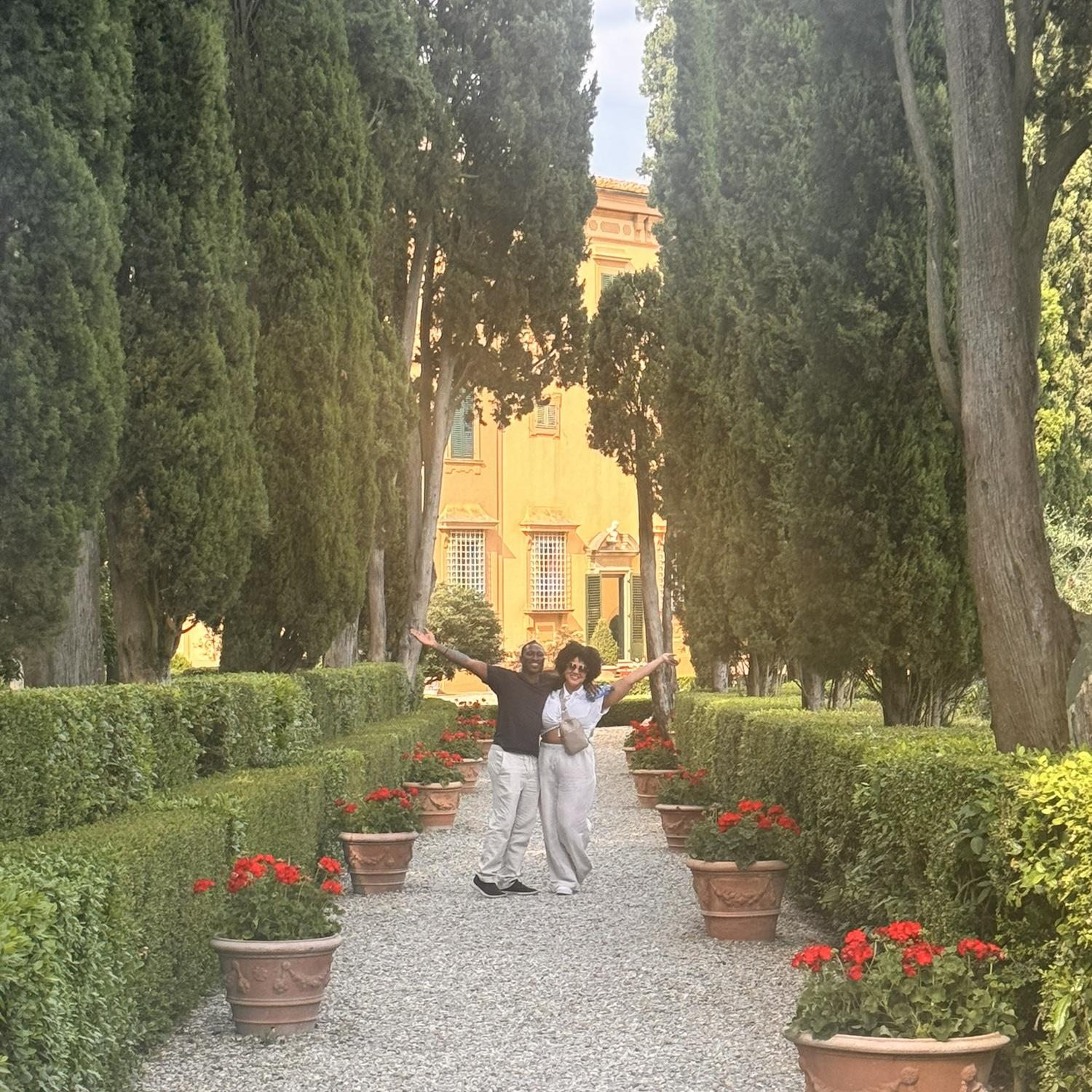 Cypress trees are said to be welcoming. Would it be too much to line the driveway of our future home with cypress trees?