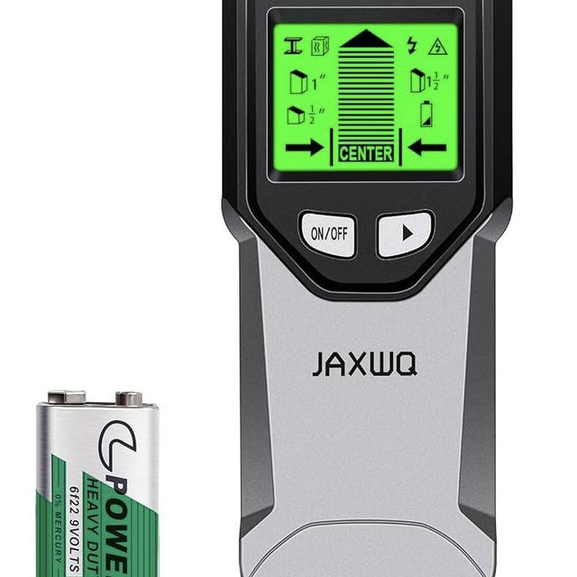 Stud Finder Wall Scanner - 5 in 1 Stud Finder Tool w/Intelligent Microprocessor Chip and HD LCD Display, Stud Detector Beam Finders for the Center and Edge of Wood AC Wire Metal Studs Joist Pipe