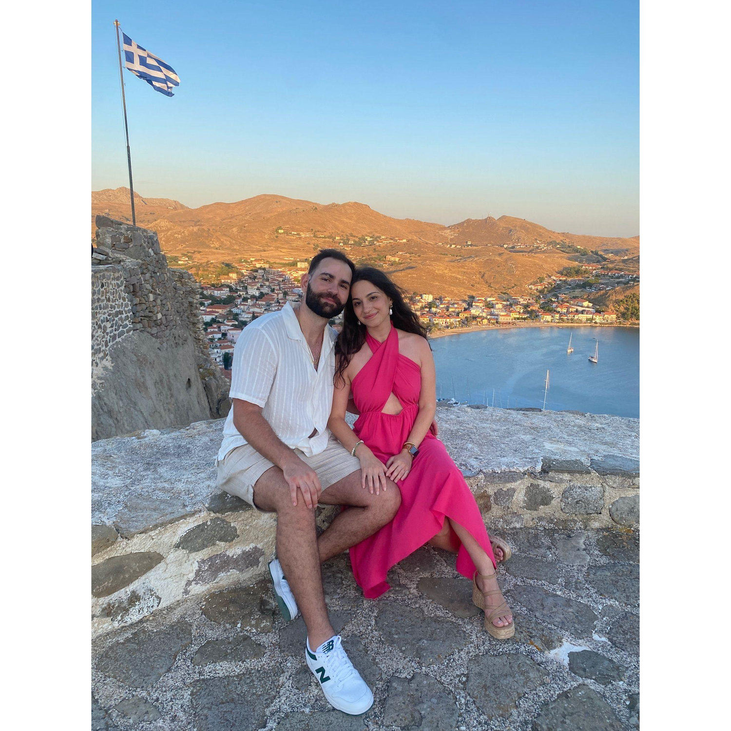 Showing Georgia around Limnos