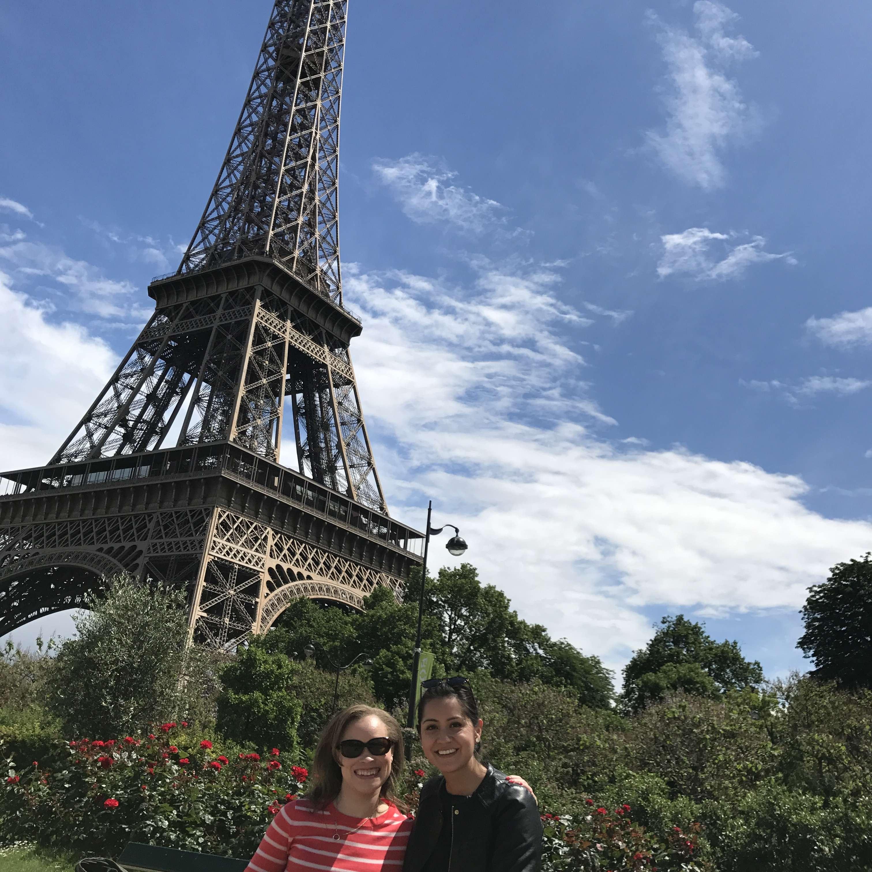 #TwoWomenInParis! Dr. Christian Martell and I traveled the world together. She's an incredible friend and travel companion. 