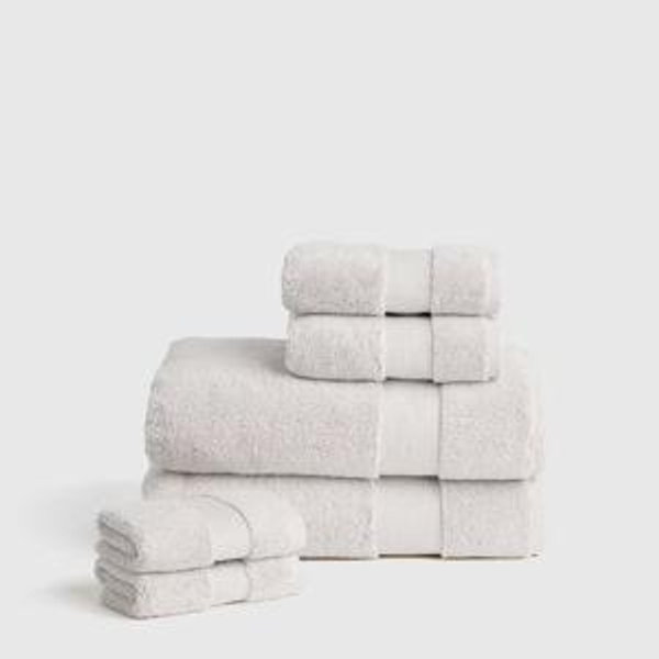 Turkish Ultra Plush Bath Towel Bundle - Silver