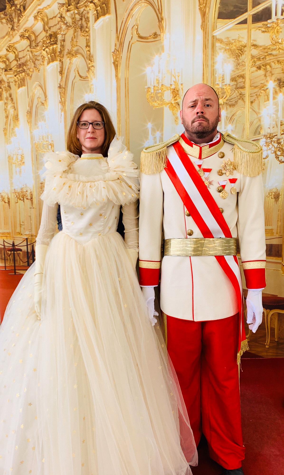 The Royal Couple, Schönbrunn Palace September 2019