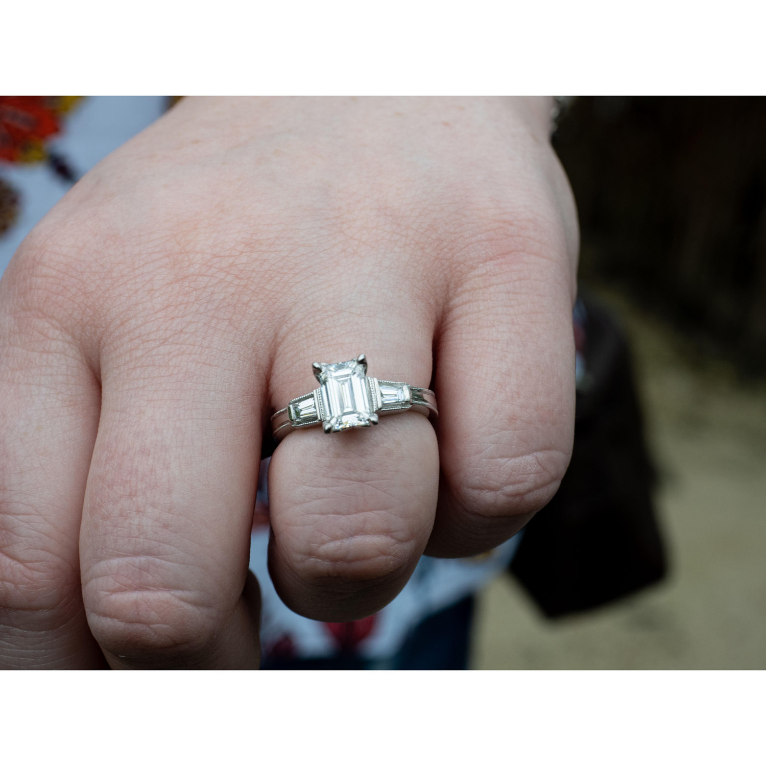 Amanda's engagement ring