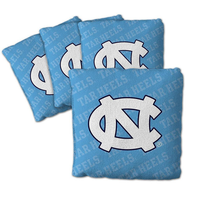 YouTheFan Officially-Licensed NCAA Set of 4 Cornhole Bags - All Weather Regulation 6” x 6” Size - 16oz Weight - Designed in USA