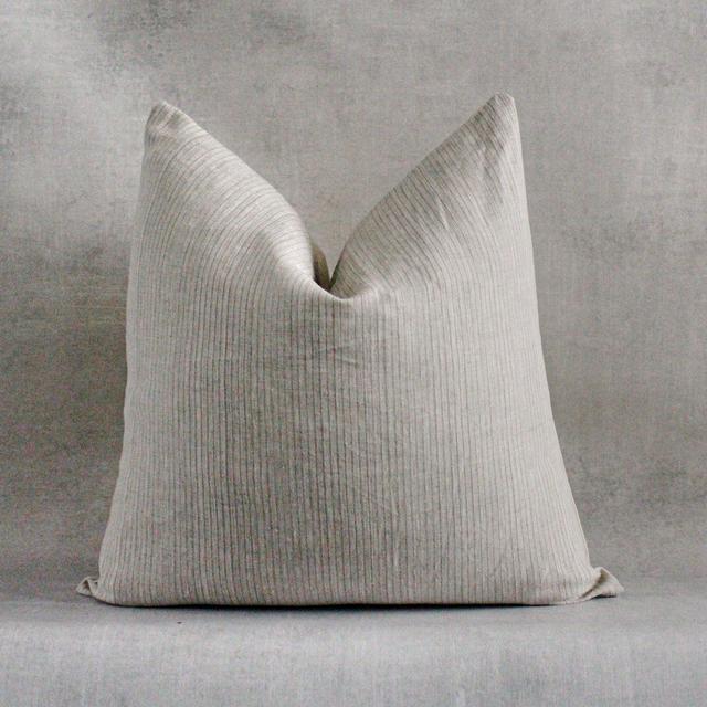 TANI - Cotton Throw Pillow Cover (22 x 22)