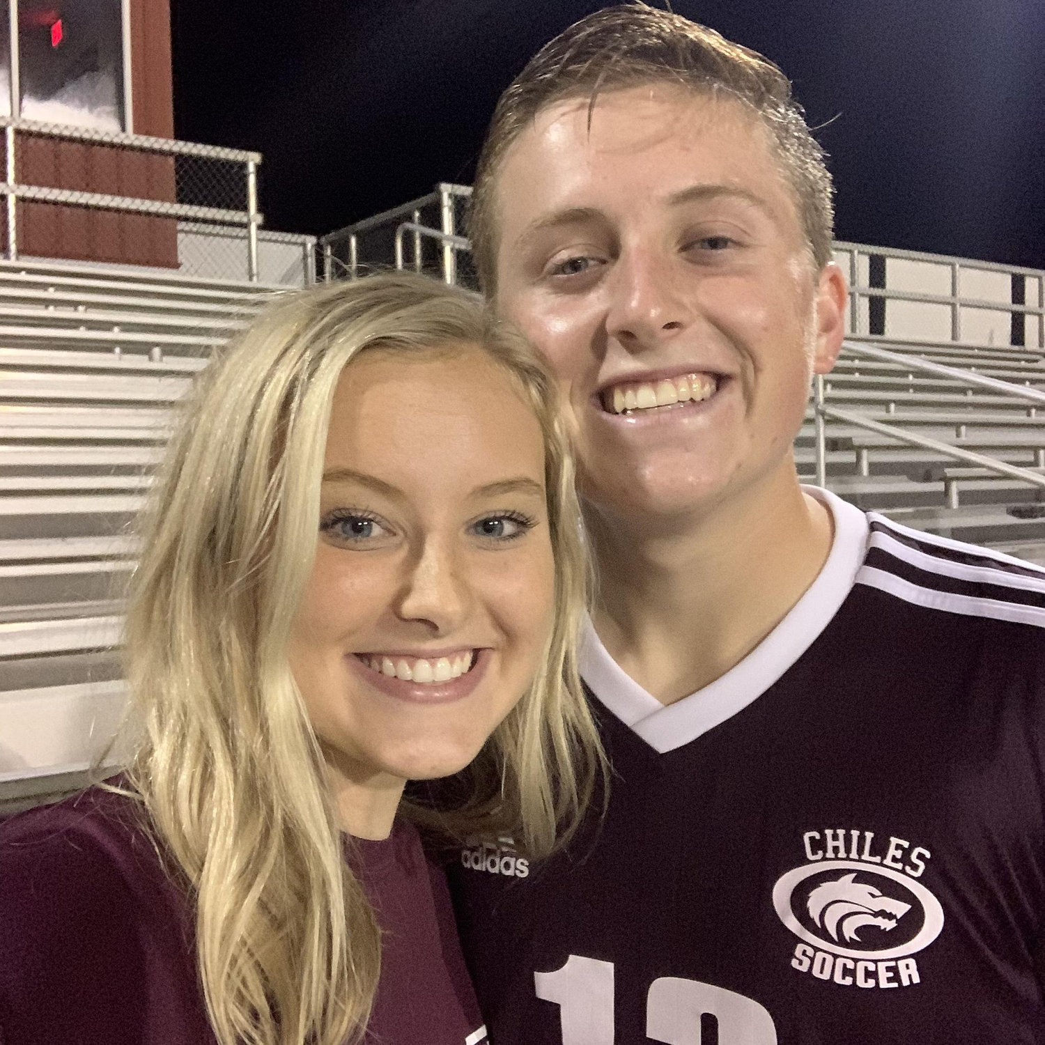 Soccer game selfie!