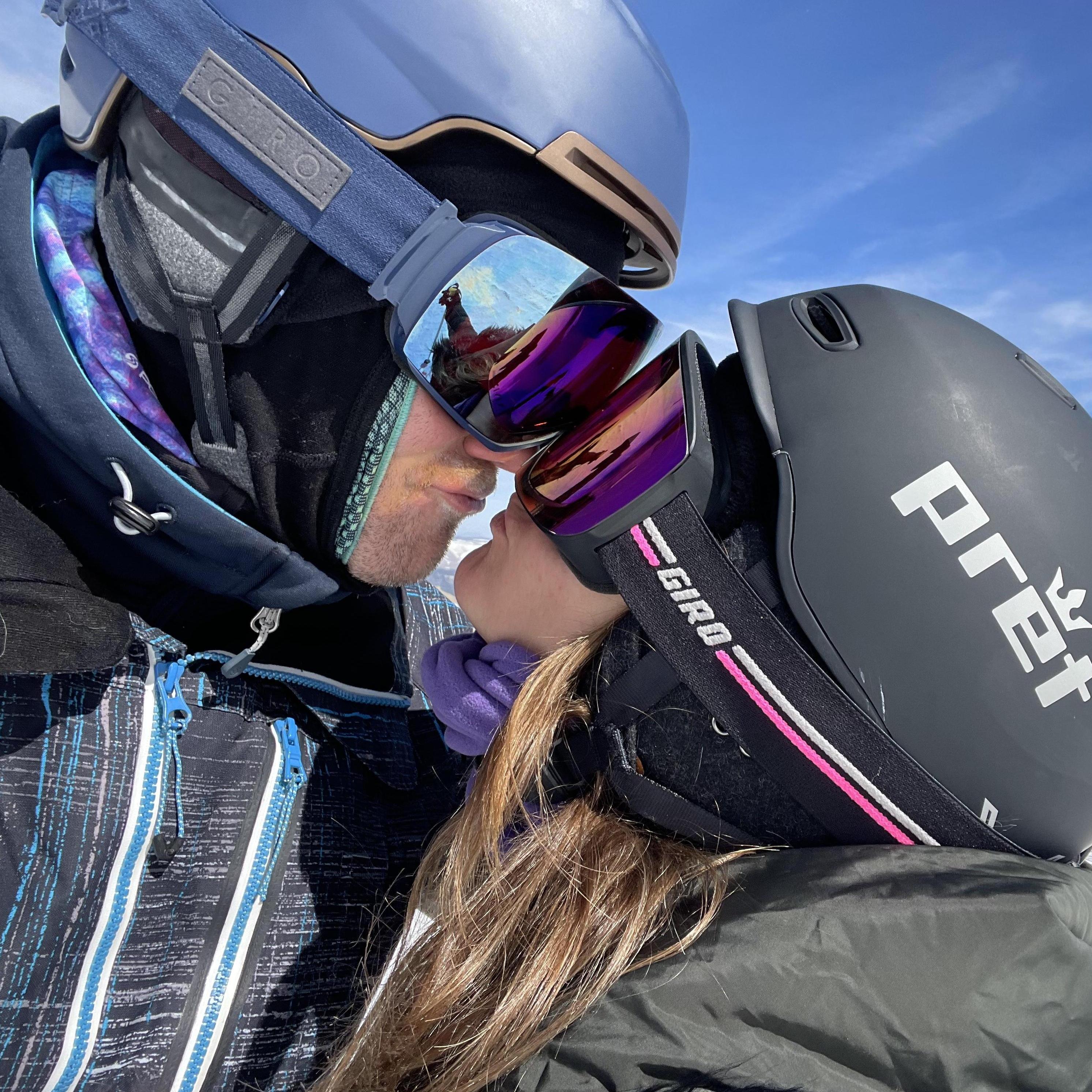 We love skiing!
