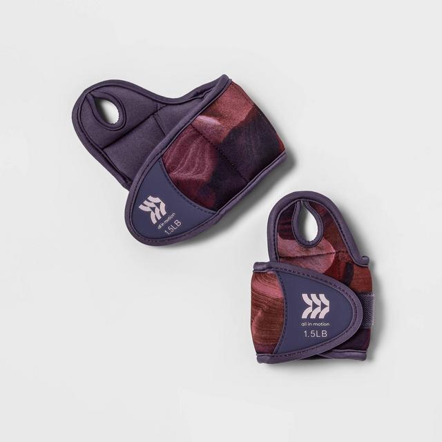 Wrist Weights 1.5lbs 2pc - All in Motion™