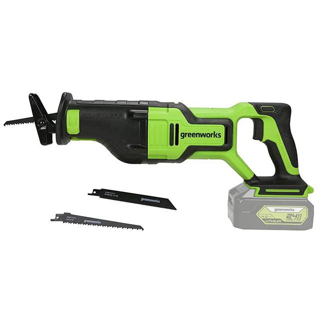Greenworks 24V Brushless Reciprocating Saw, Battery Not Included RS24L00