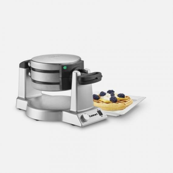 Double Belgian Waffle Maker - Round