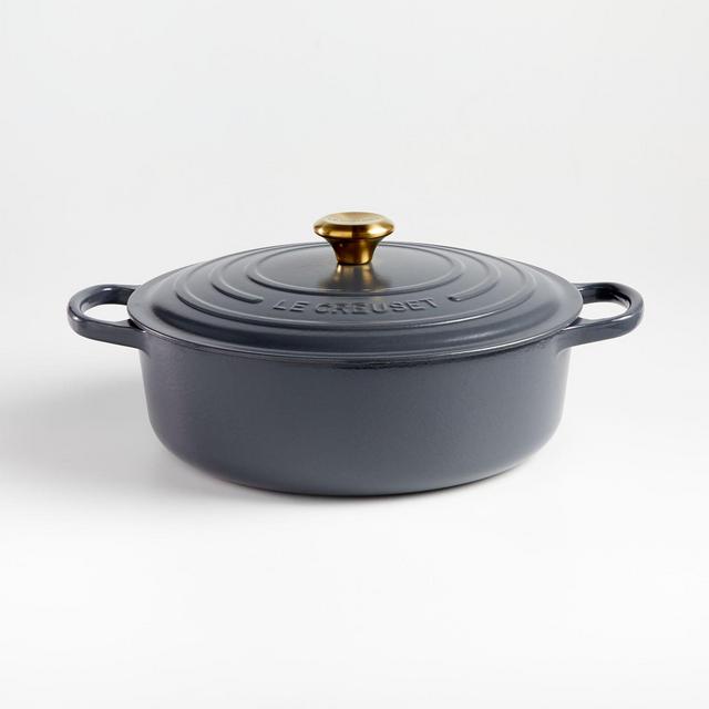 Le Creuset ® Signature 6.75-Qt. Graphite Round Wide Oven