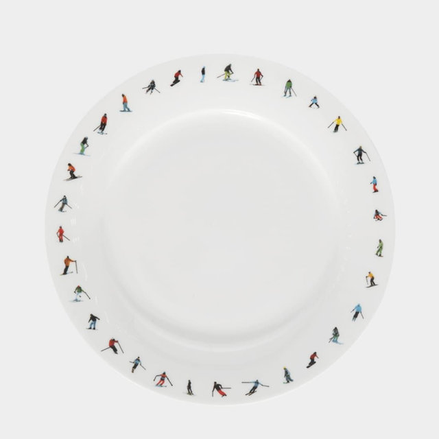 Powderhound Ski Chain Dinner Plate (Set of 4)
