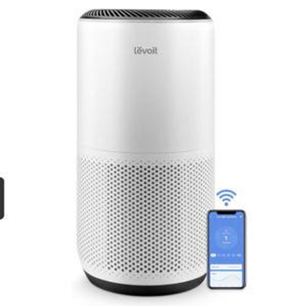 LEVOIT Air Purifiers for Home Large Room Up to 1733 Ft² With HEPA Sleep Mode, AHAM VERIFIDE, Auto Mode, Air Quality Monitor, Smart WiFi, 3-in-1 Filter For Pet Allergy, Smoke, Dust, Core 400S-P, White