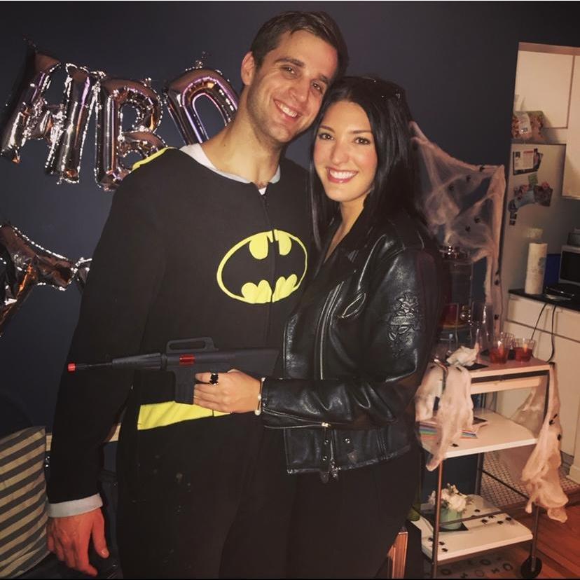 our first Halloween 🖤 he didn't know about my decor obsession yet...