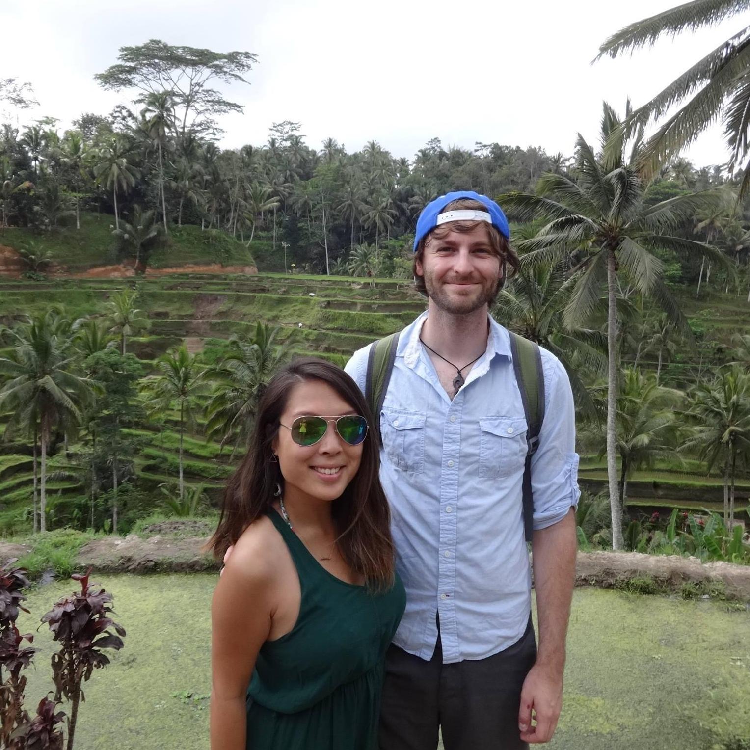 September 2015: First international vacation together in Bali.