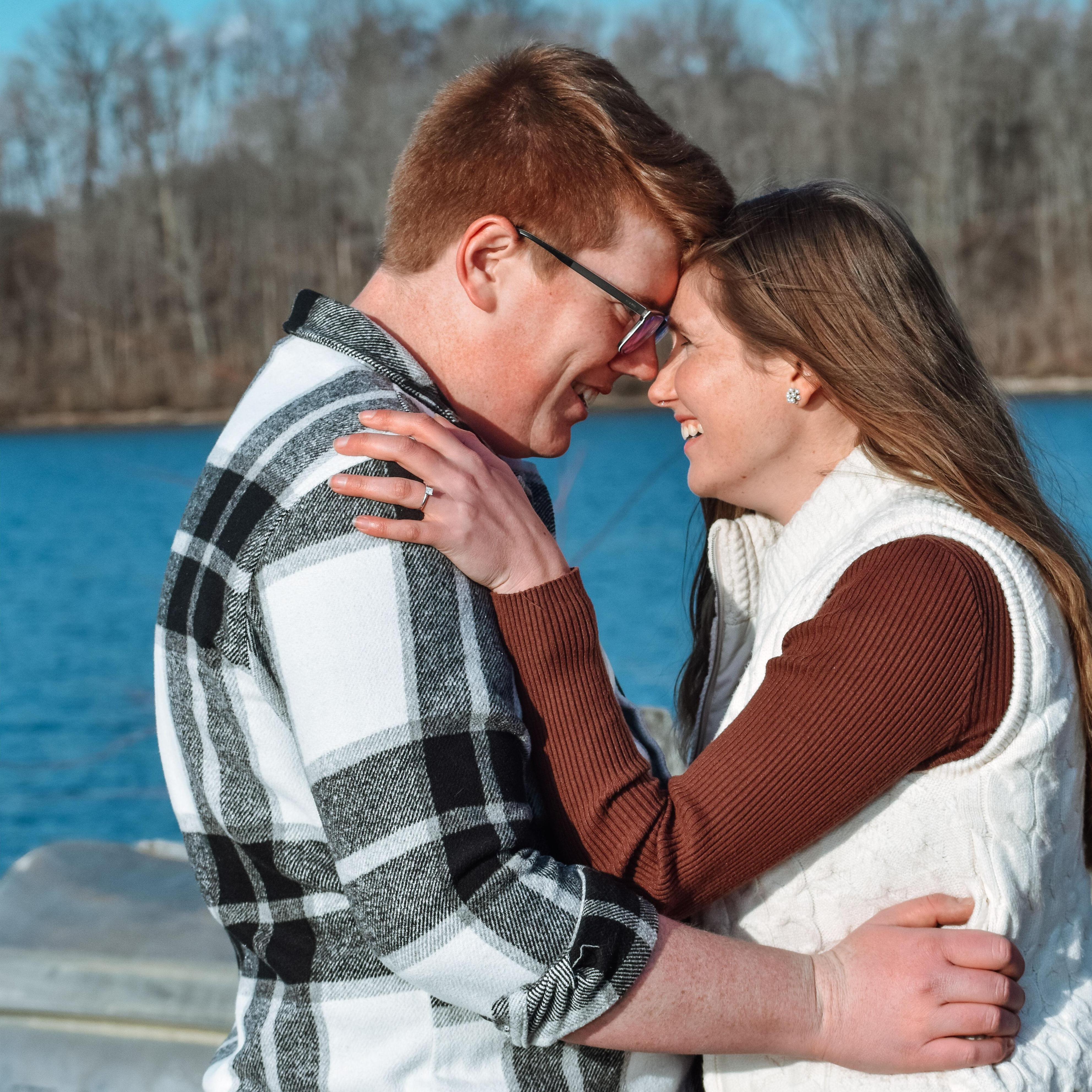 Shoutout to Karen, Austin's sister, for taking some engagement photos at Eagle Creek for us!
